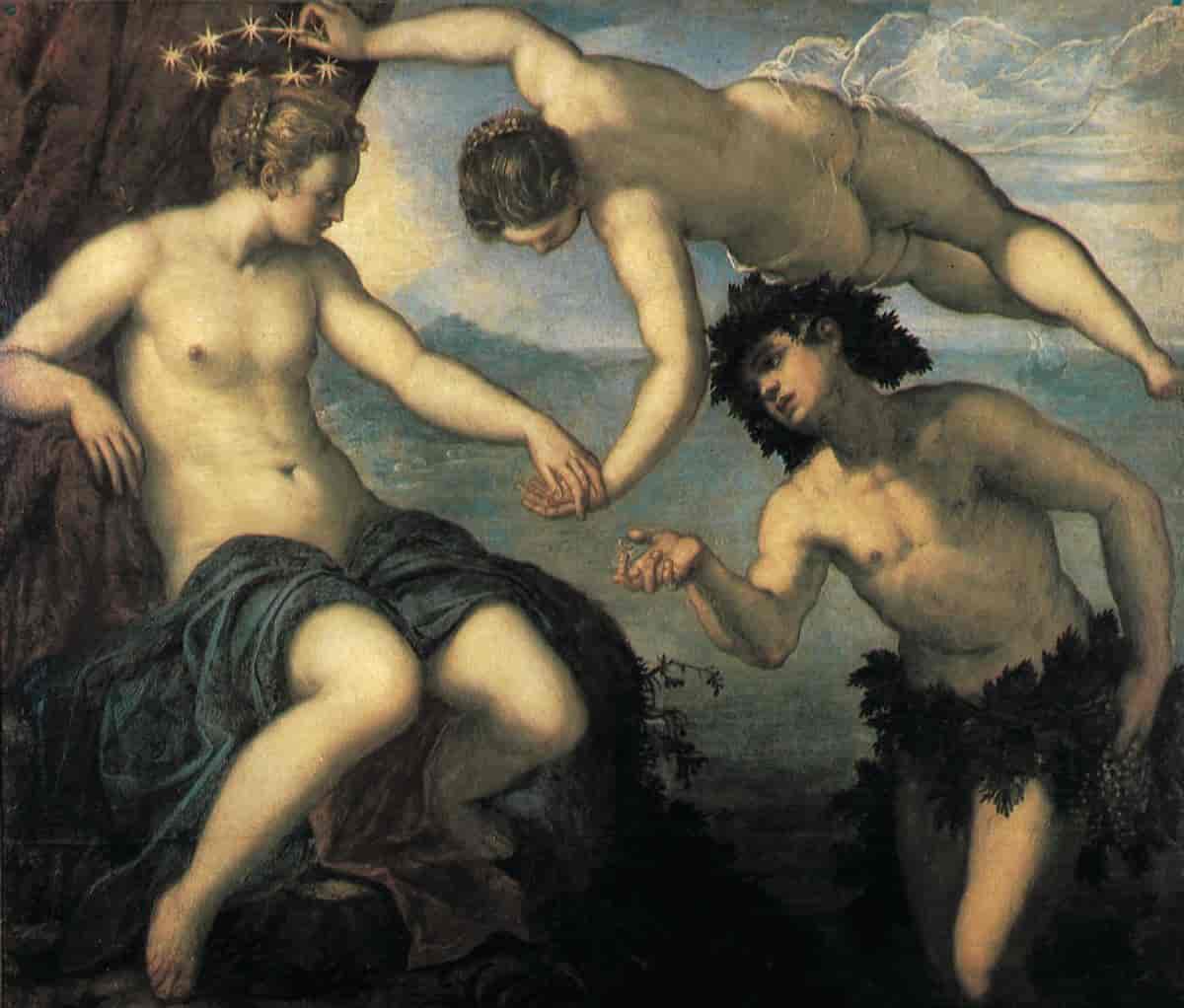 Bacchus, Ariadne og Venus