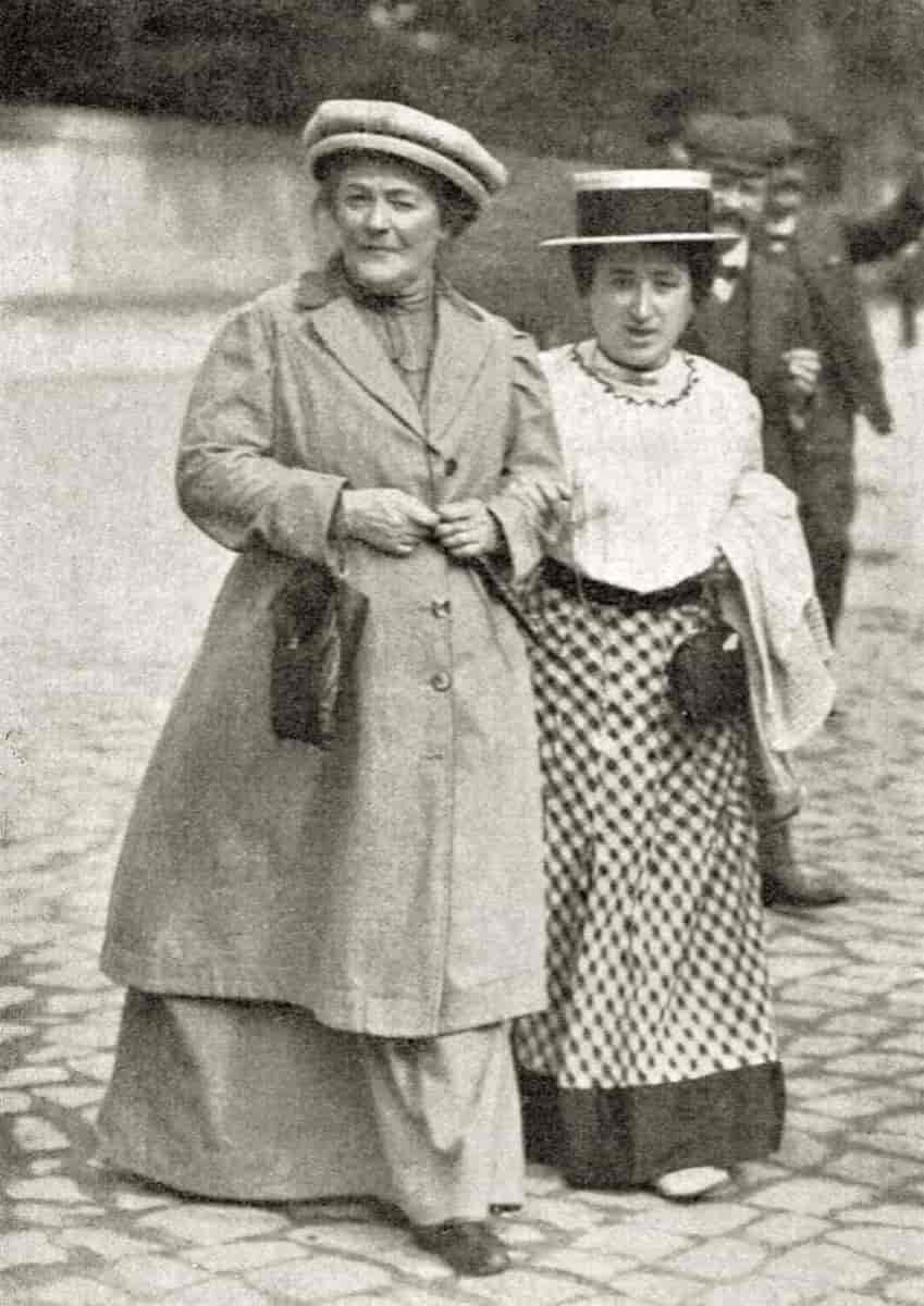 Clara Zetkin og Rosa Luxemburg