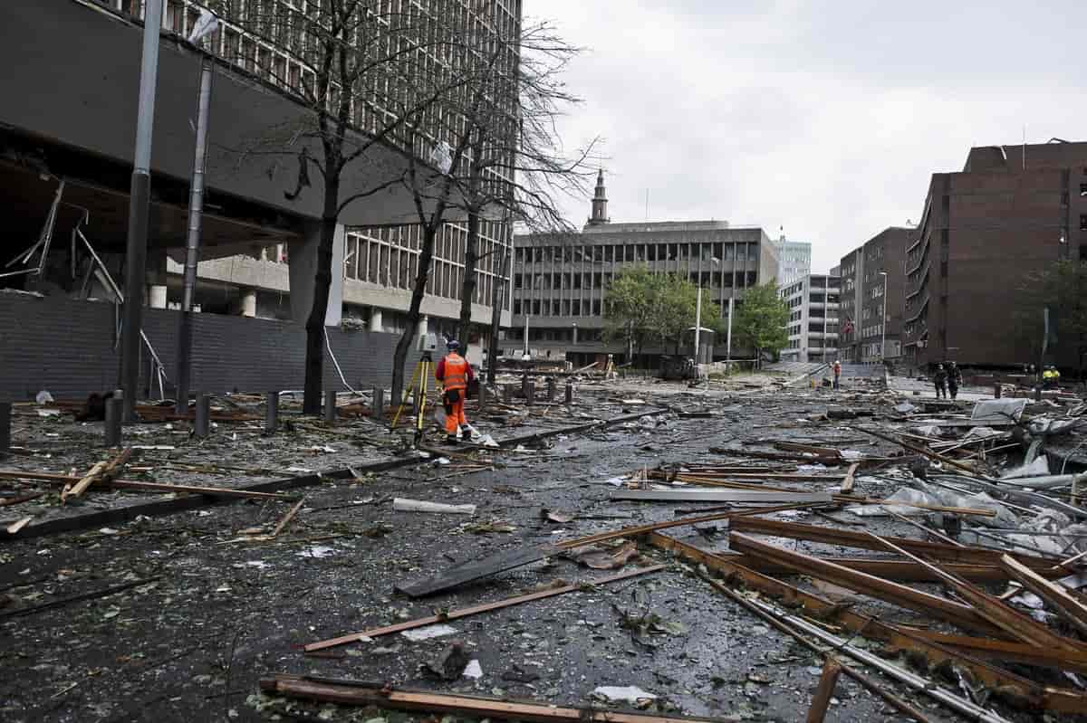 Ødeleggelser etter bombeangrep