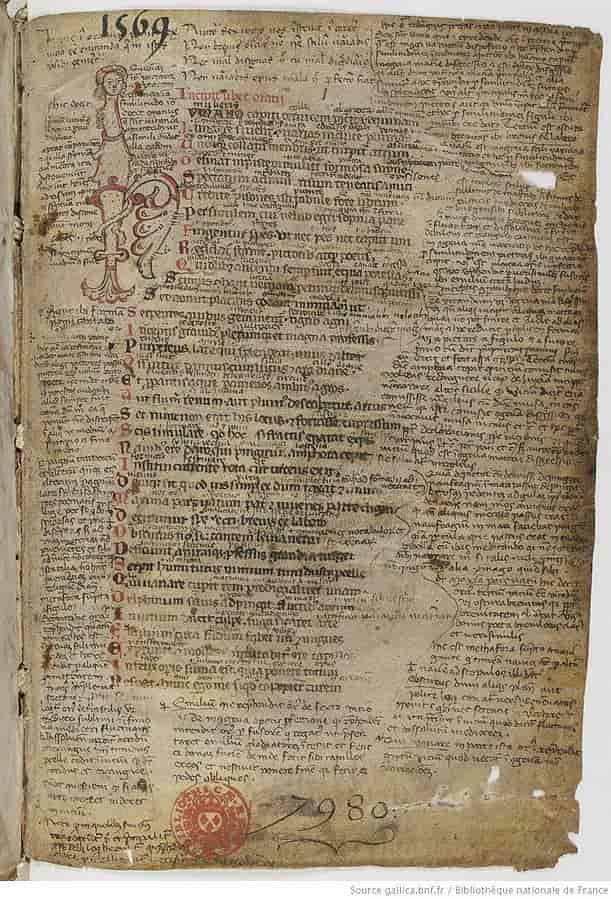 Manuskript fra 1200-tallet