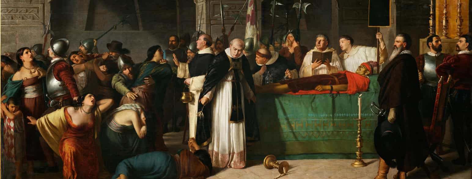 Atahualpas begravelse