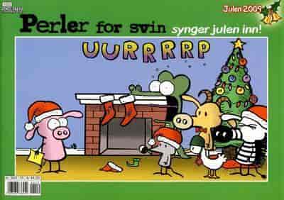 Det første «Perler for svin»-juleheftet, fra 2009.