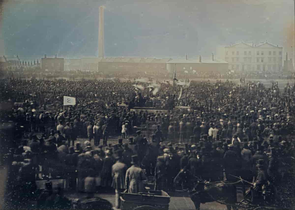 View of the Great Chartist Meeting on Kennington Common