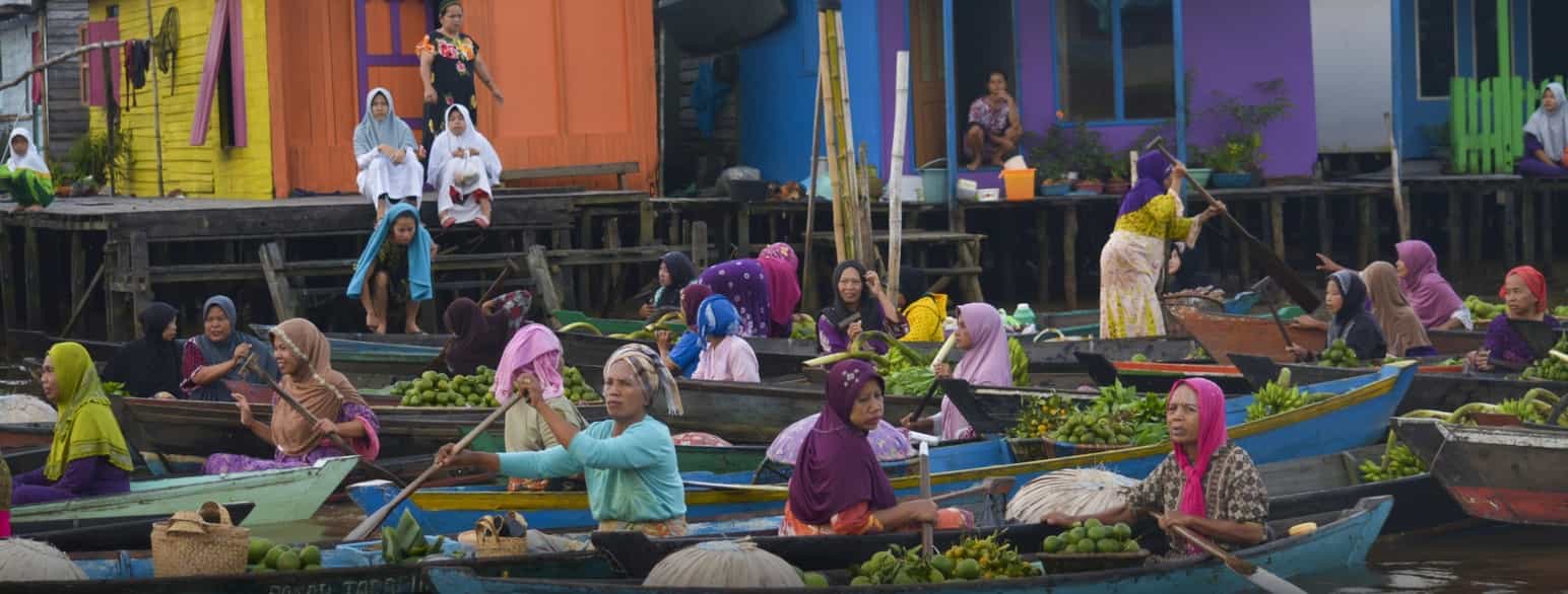Flytende marked i Banjardistriktet