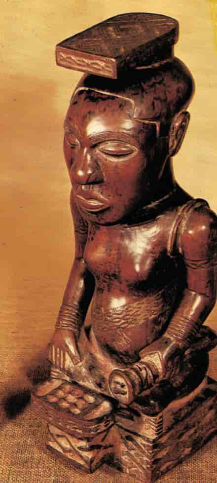 Kongo(Zaire), treskulptur