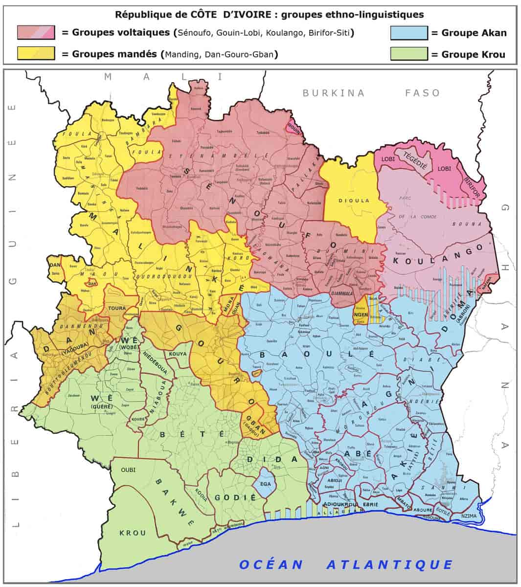 Etniske grupper i Elfenbenskysten