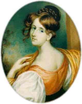Elizabeth Gaskell som ung (1832)