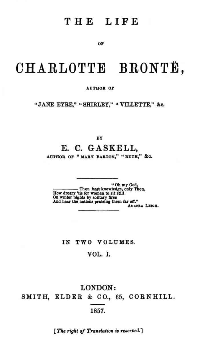 Gaskells biografi om Brontë