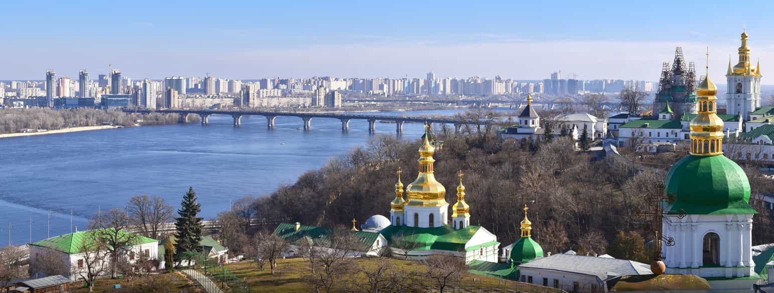 Kyjiv (Kiev), hovedstaden i Ukraina