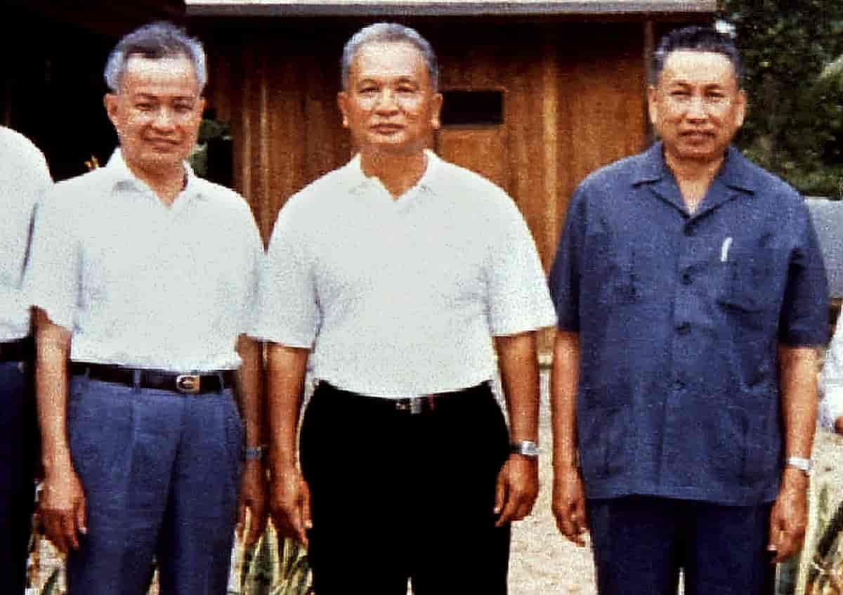 Samphan, Chea og Pol Pot