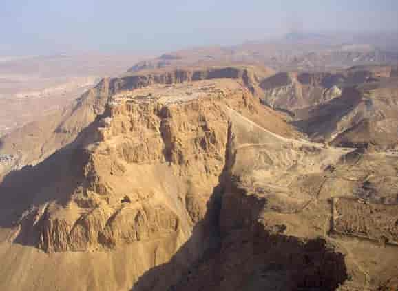 Masada sett fra nord.