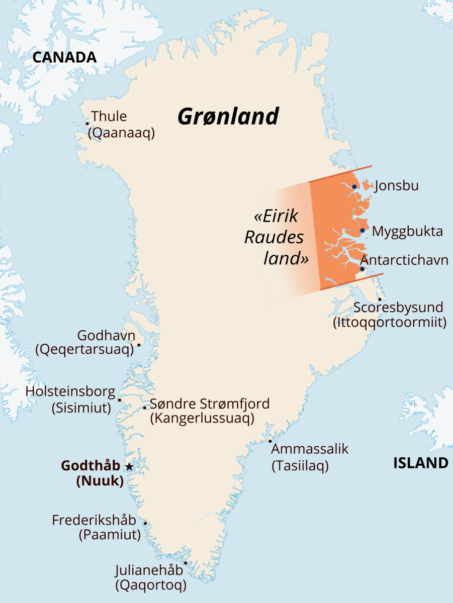 Eirik Raudes Land (norsokkupert Grønland)
