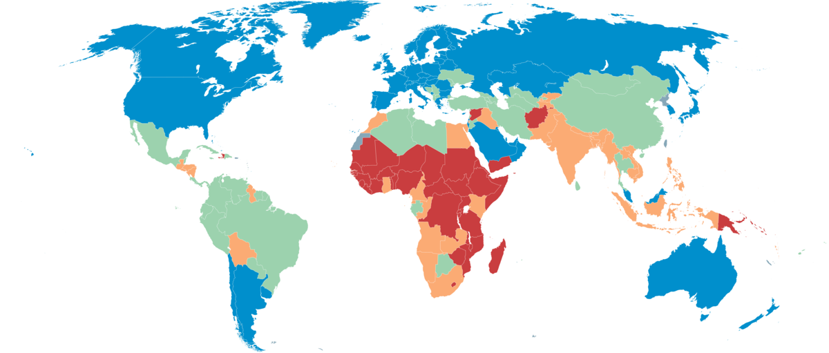 FNs levekårsindeks (Human Development Index) 2018
