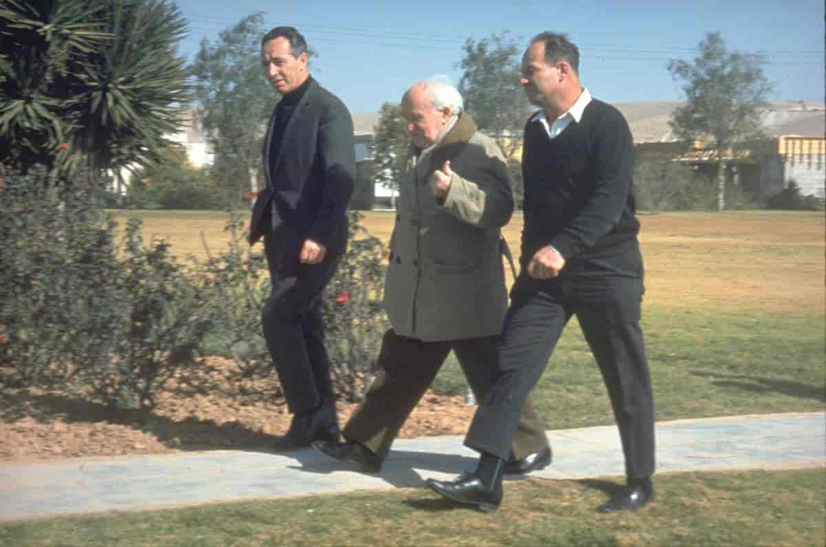 Shimon Peres og David Ben-Gurion