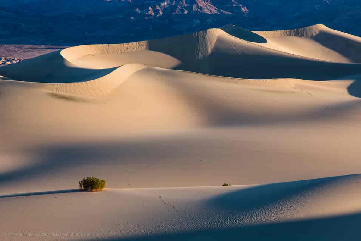 Sanddyner i Death Valley, California