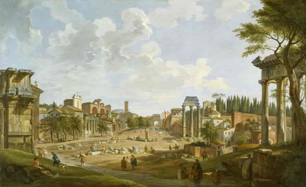Utsikt mot Forum Romanum