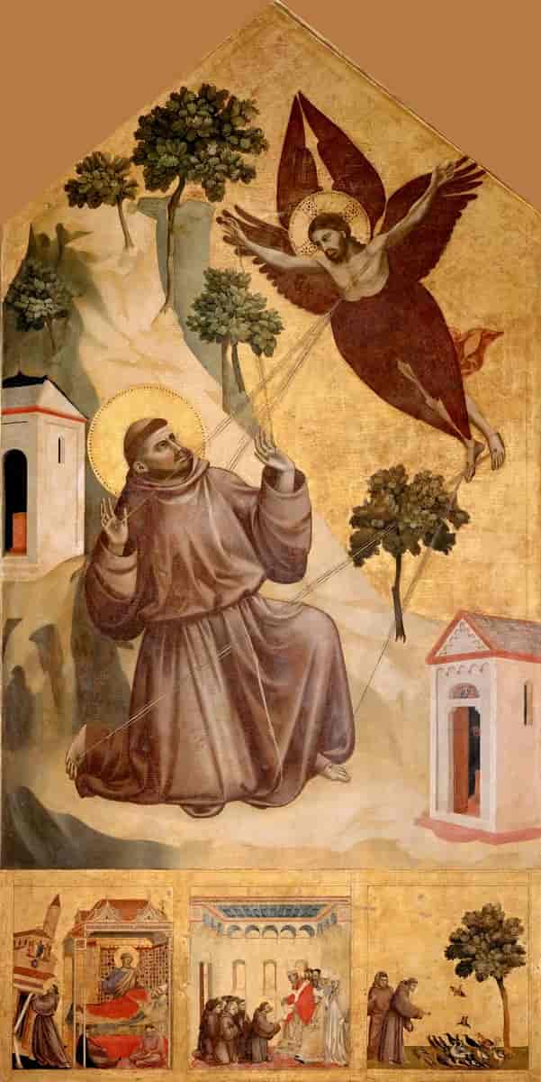 Frans av Assisi mottar stigmata