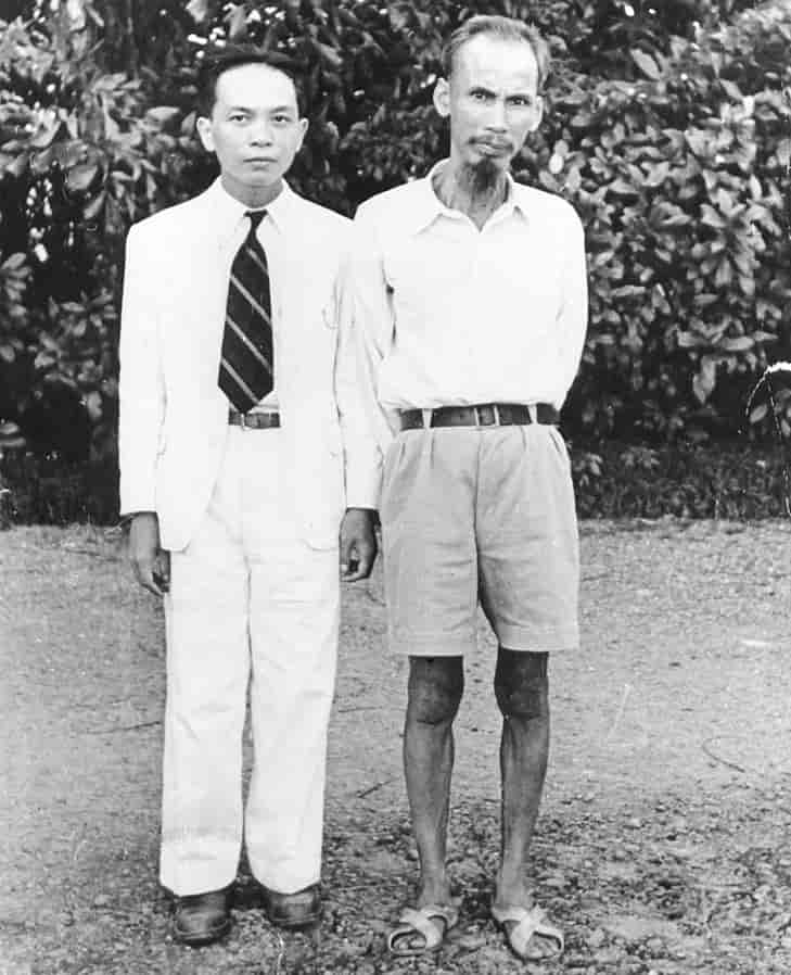 Vu Nguyen Giap og Ho Chi Minh