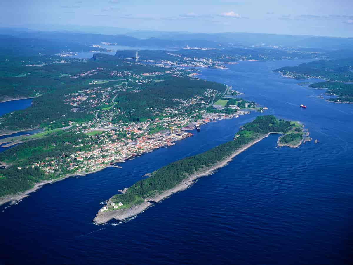 Langøya og Langesund