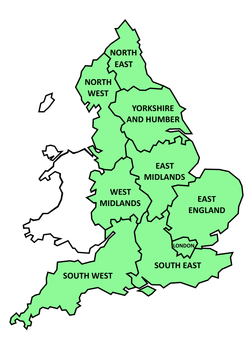 Regioner i England