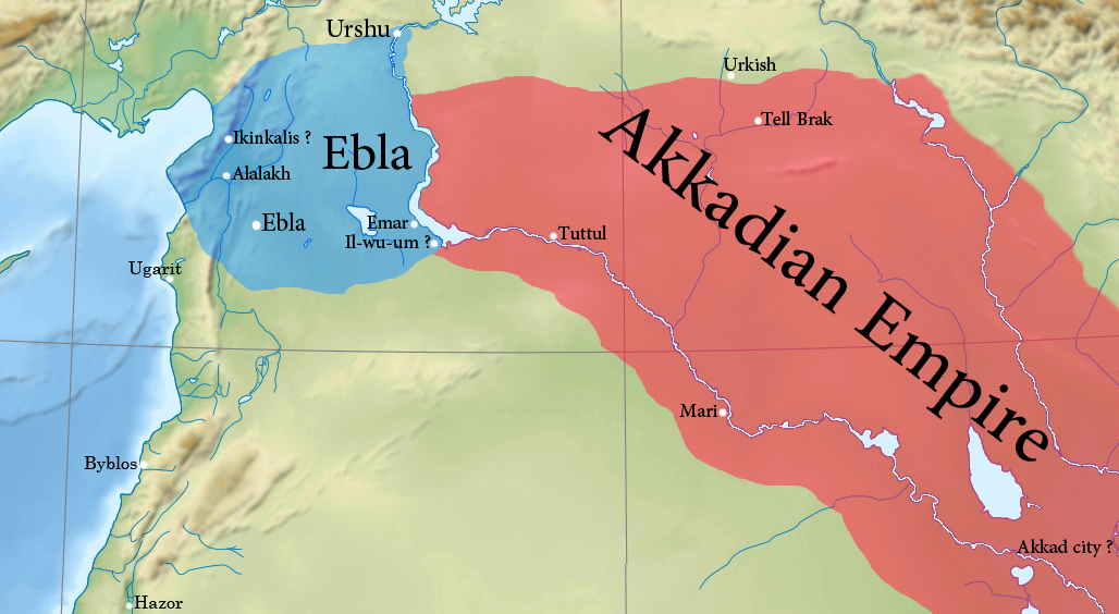 Det eblaittiske kongeriket på 2200-tallet fvt.