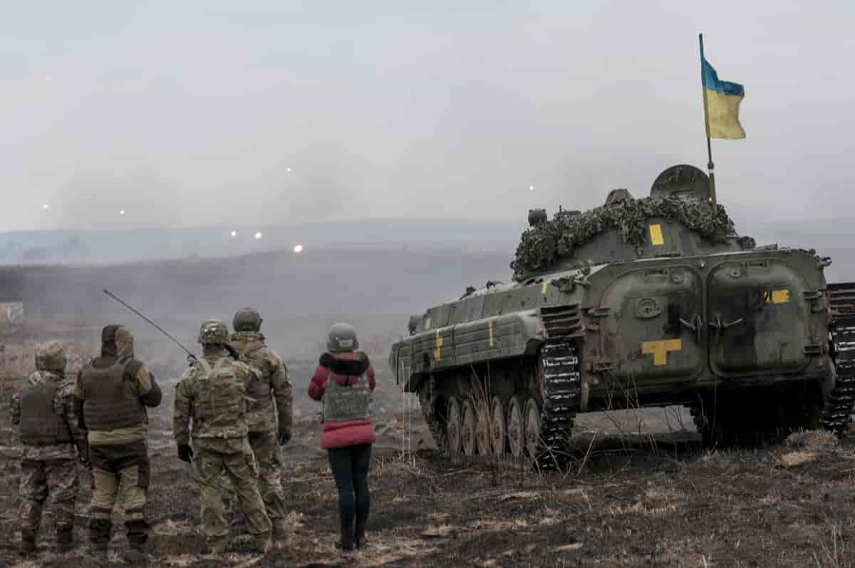 Ukrainske og amerikanske soldater