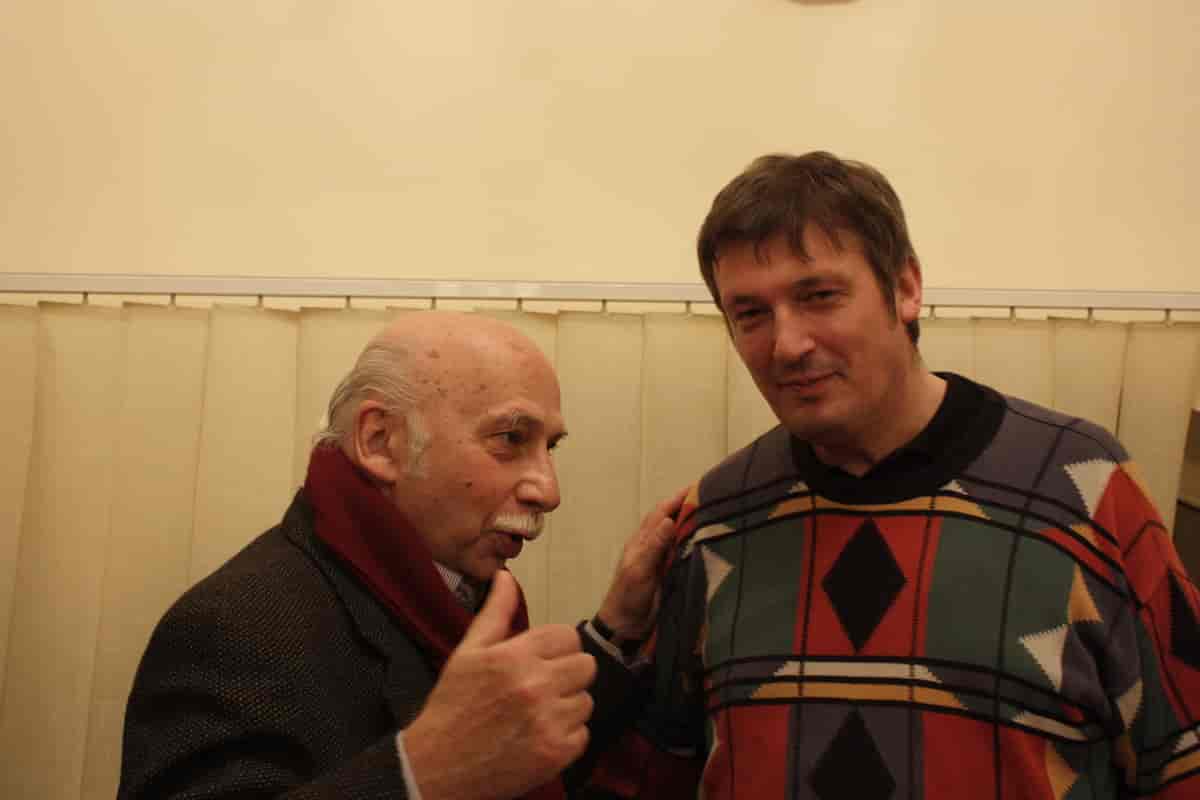 Gia Kantsjeli og pianisten Boris Berezovskij, Tblisi 2010.