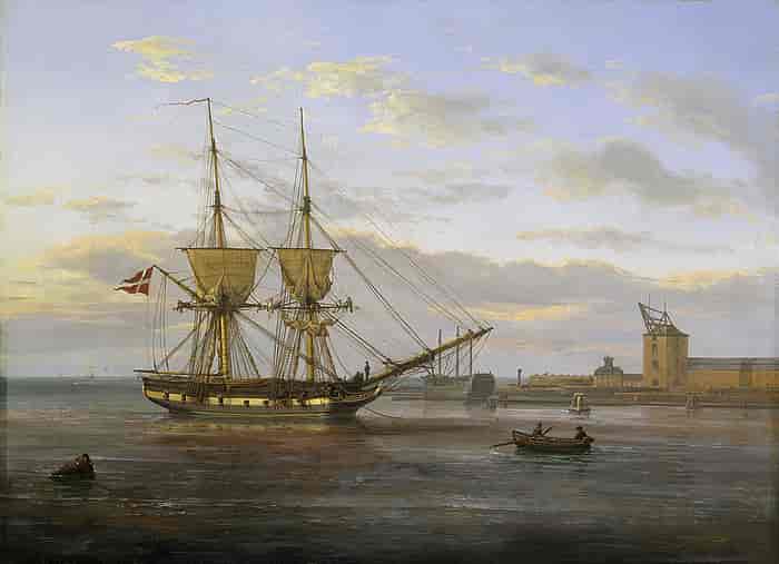 Innseilingen til København, 1830
