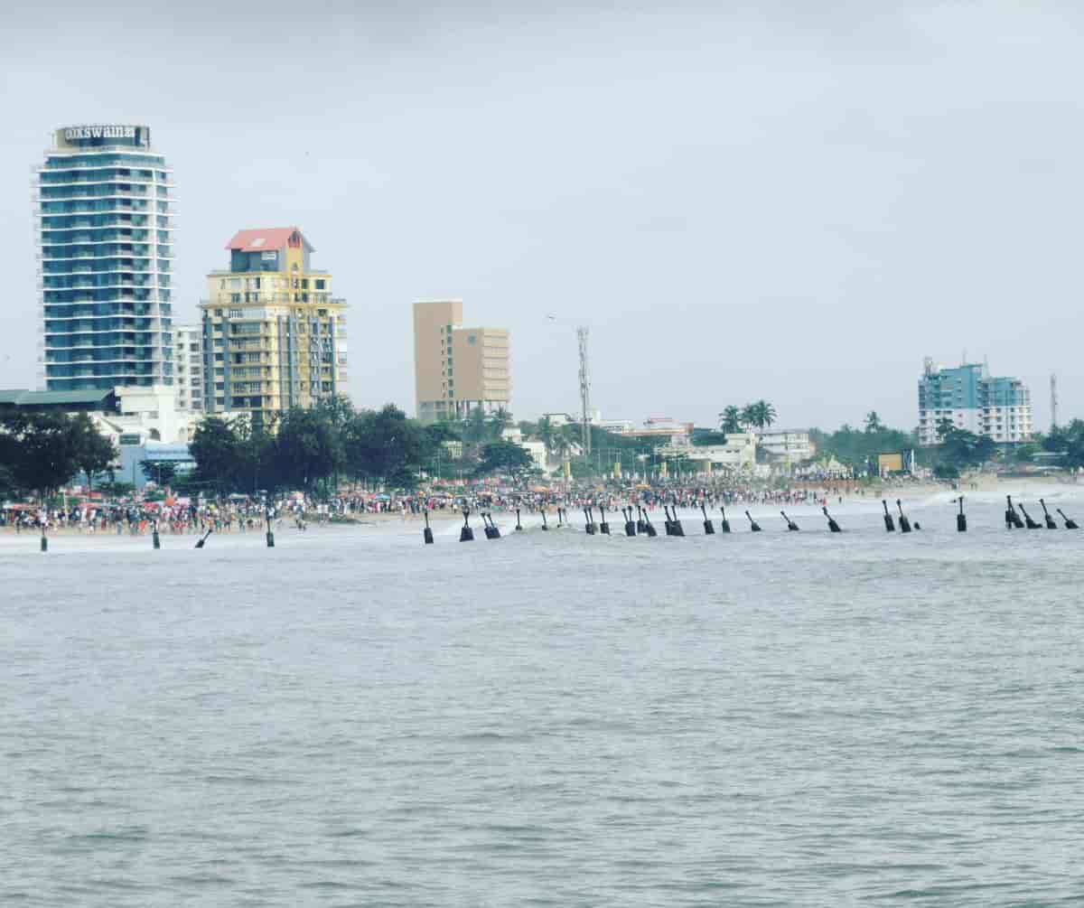 View of Calicut beach