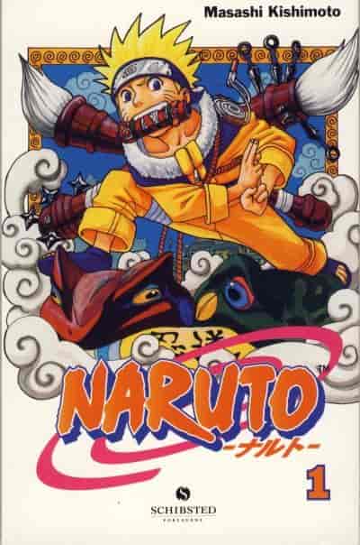 Første bok med «Naruto» på norsk, utgitt i 2007.