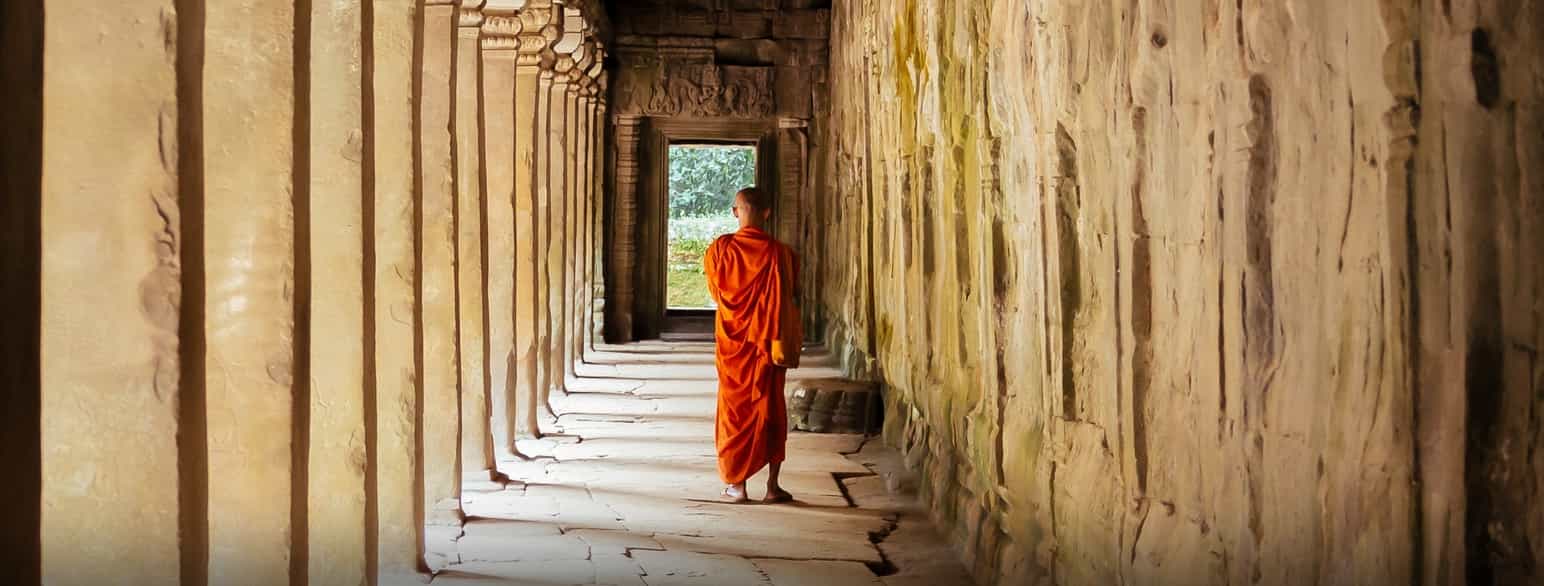 Buddhistmunk i Kambodsja