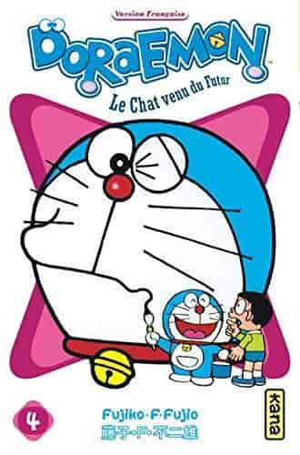 Det er lettere å finne de franske Doraemon-bøkene enn de ti engelskspråklige bøkene som ble utgitt i 2002-05.
