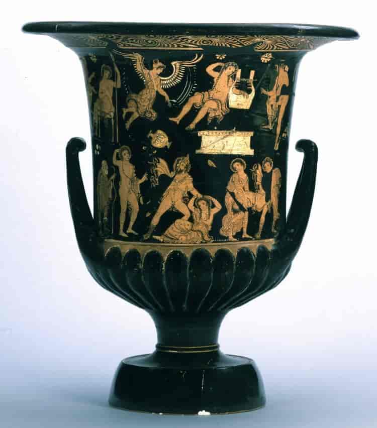 Dionysos straffer Lykourgos