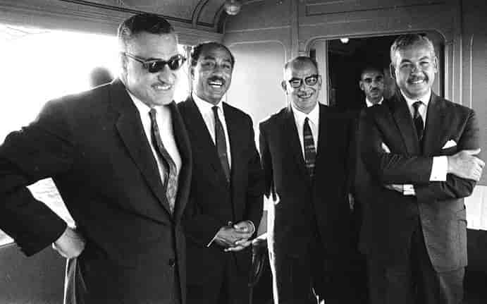 Nasser, Sadat, Sabri og Shafei