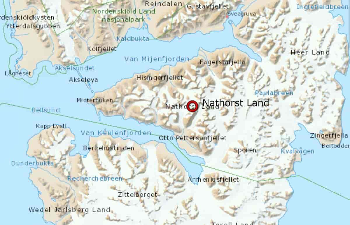 Nathorst Land kart