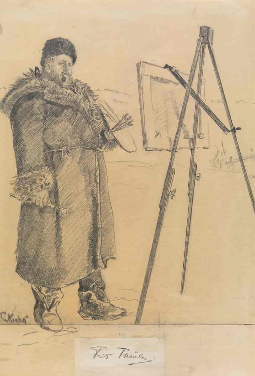 Christian Krohg, Frits Thaulow, før 1891