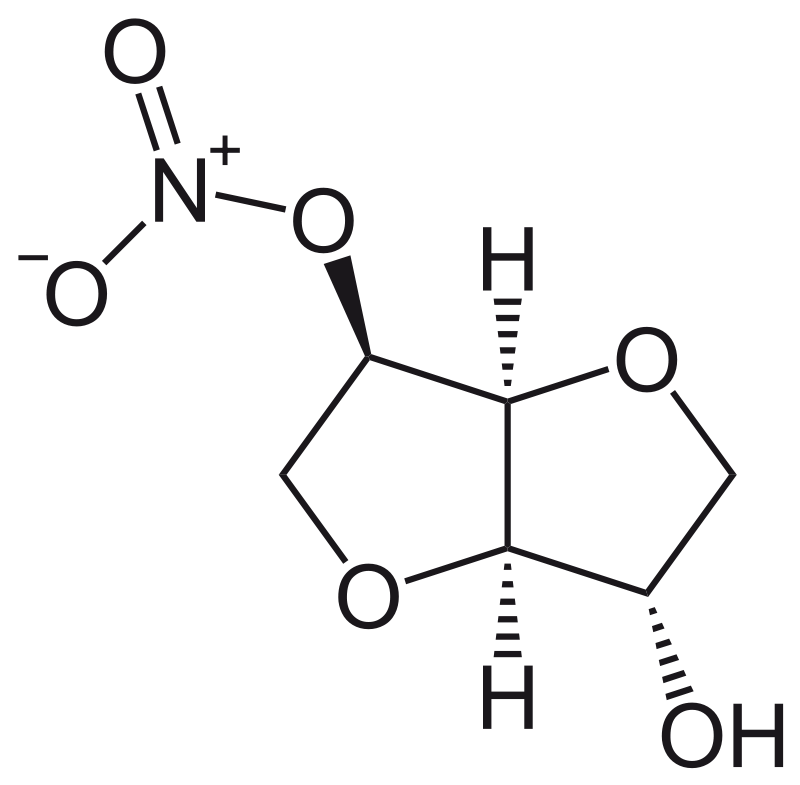 Strukturformel til isosorbidmononitrat