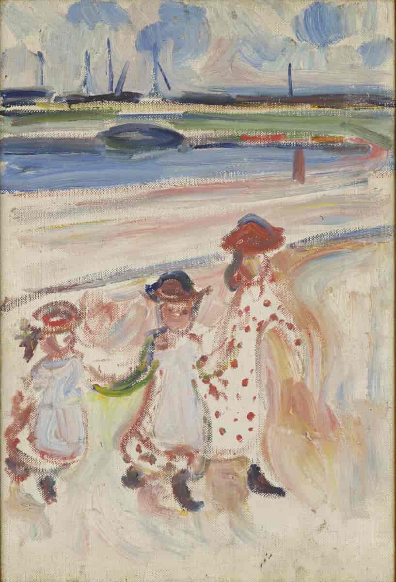 Edvard Munch, Tre småpiker på stranden