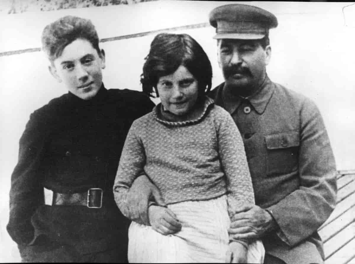 Stalin med barna