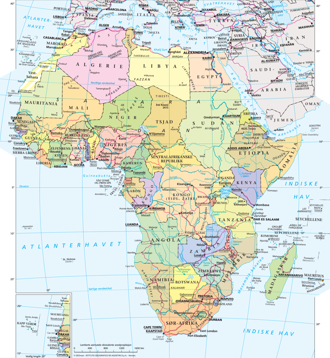Afrika (hovedkart)
