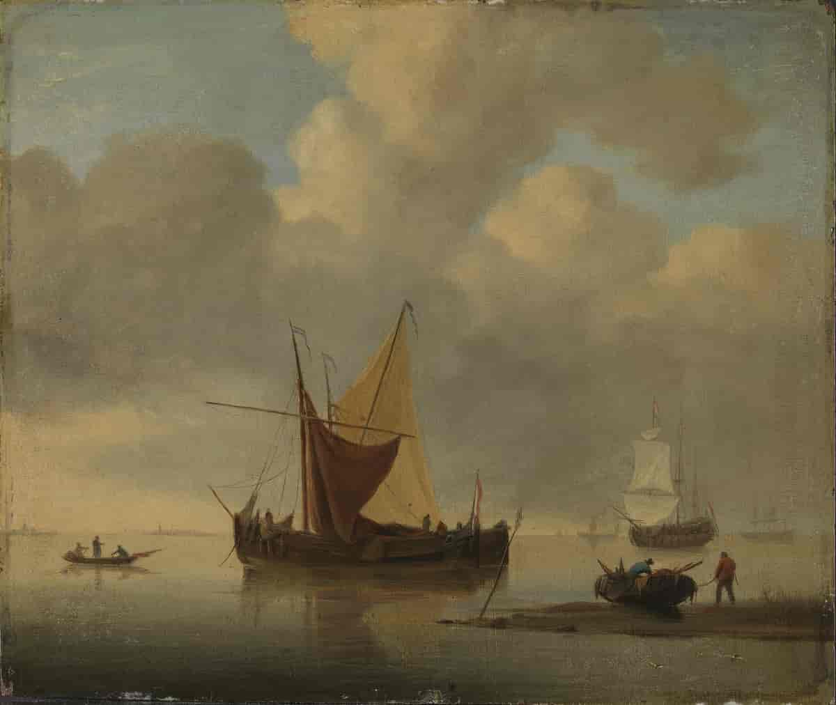 Willem van de Velde den yngre, Stille sjø