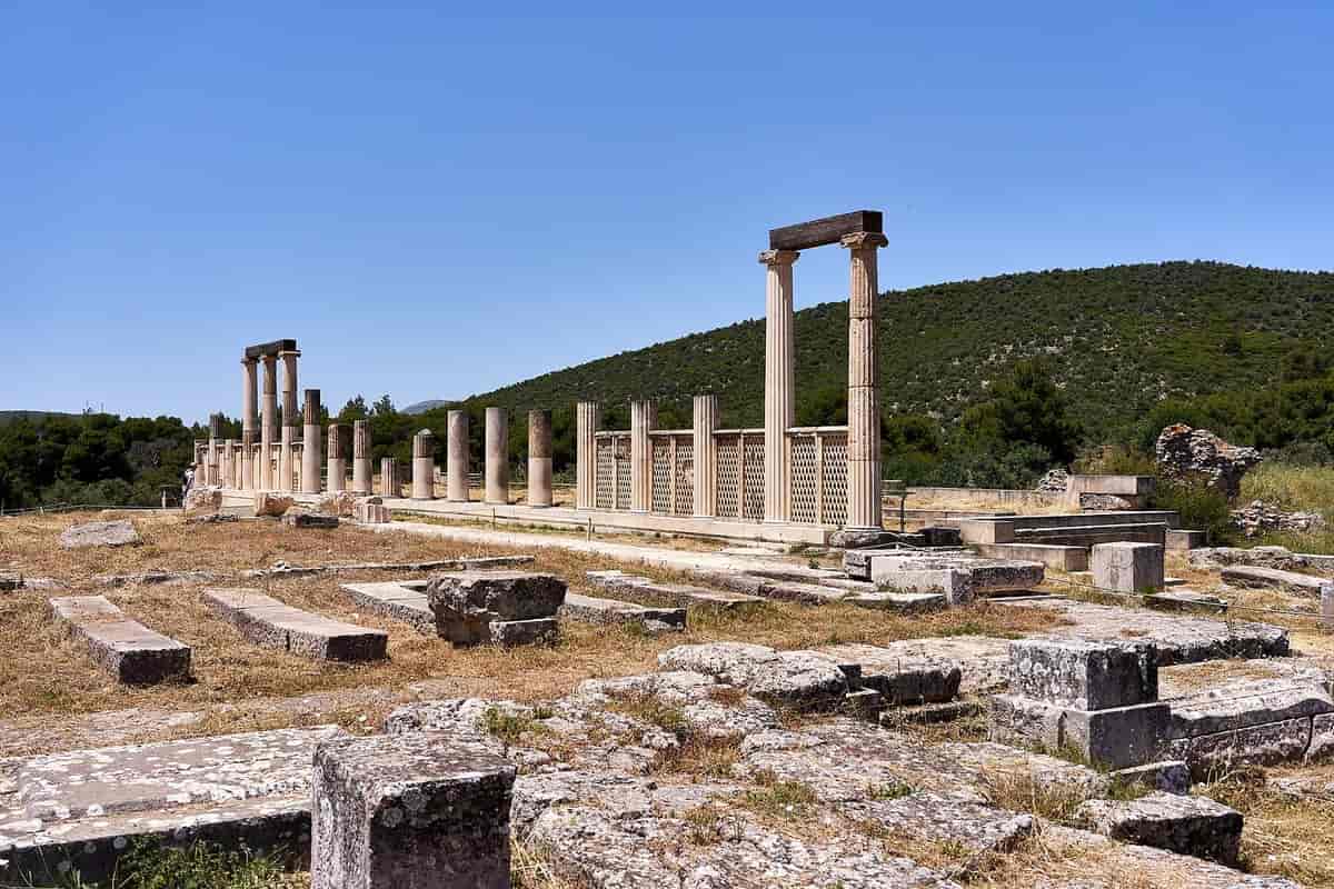 Abat0s’ stoa i Epidauros i Argolis, Hellas