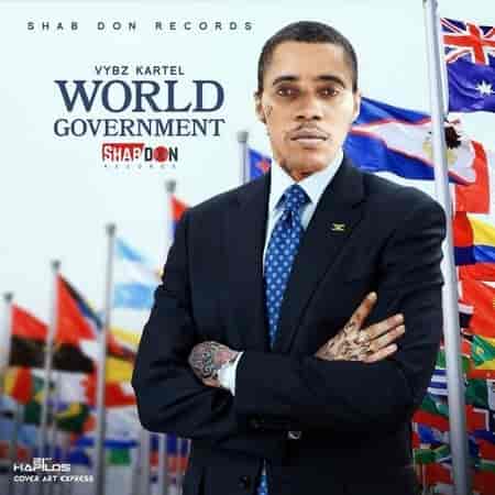 Vybz Kartel på omslaget til 2020-singelen "World Government", etter over fem år i fengsel.