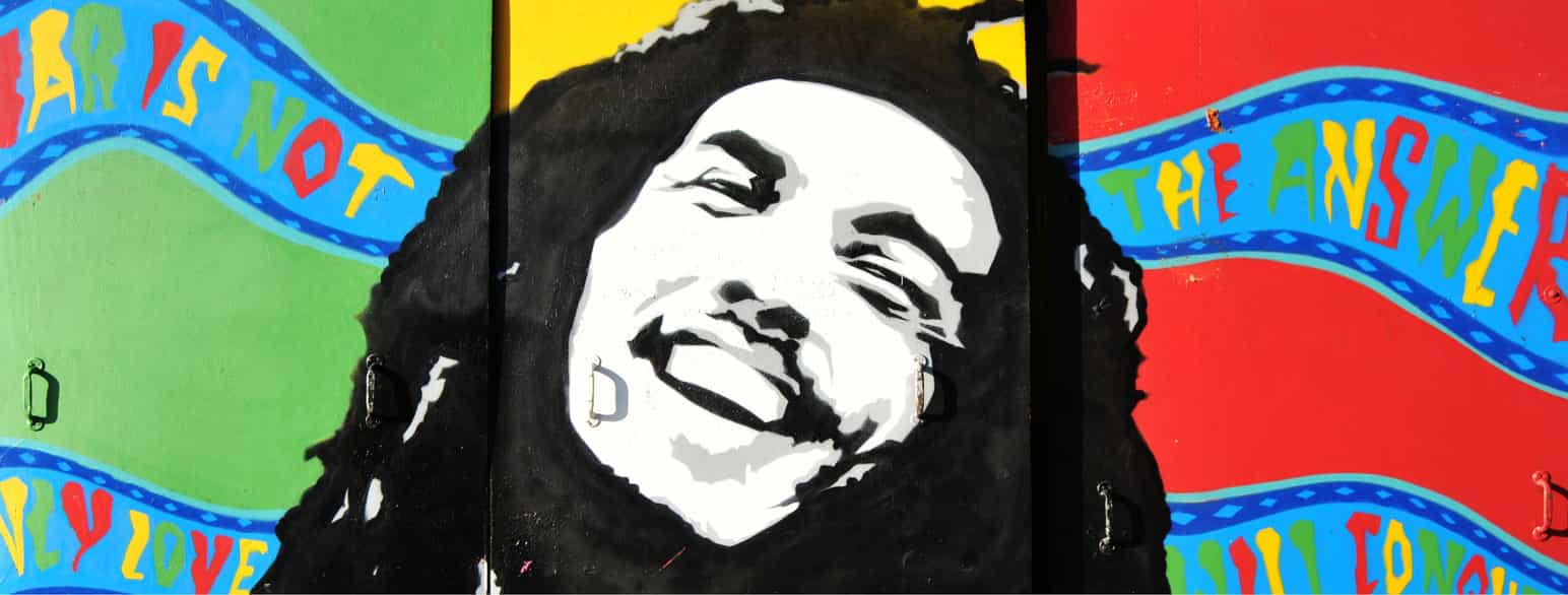 Bob Marley-graffiti