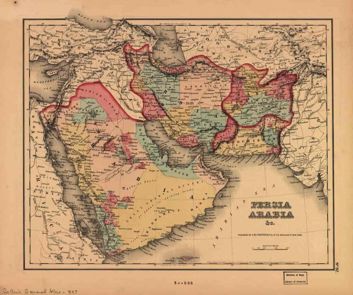 Persia og Arabia 1857