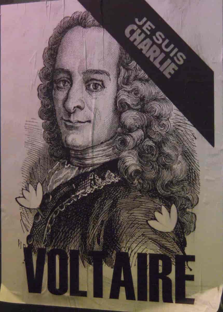 Plakat med Voltaire