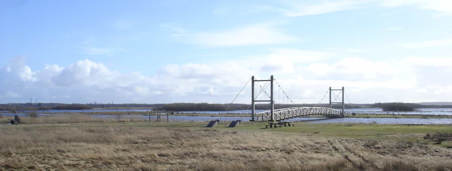 Kong Hans' bro over Skjern Å i Jylland