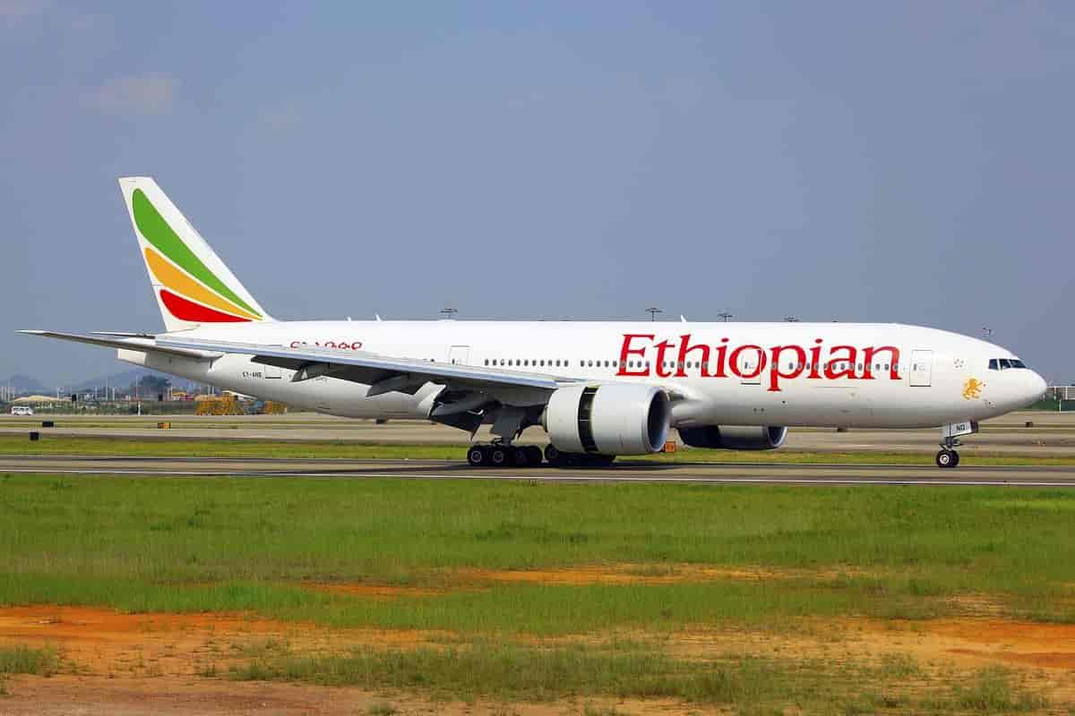Et Boeing 777-260(LR) i flåten til Ethiopian Airlines
