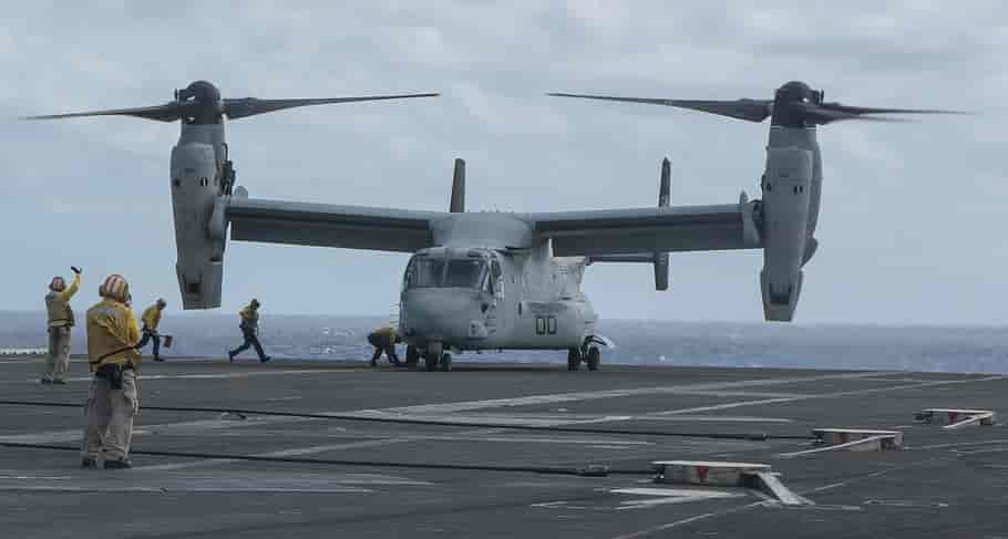 US Navy MV-228 - bygget som VTOL, med mulighet for vertikal landing og take off