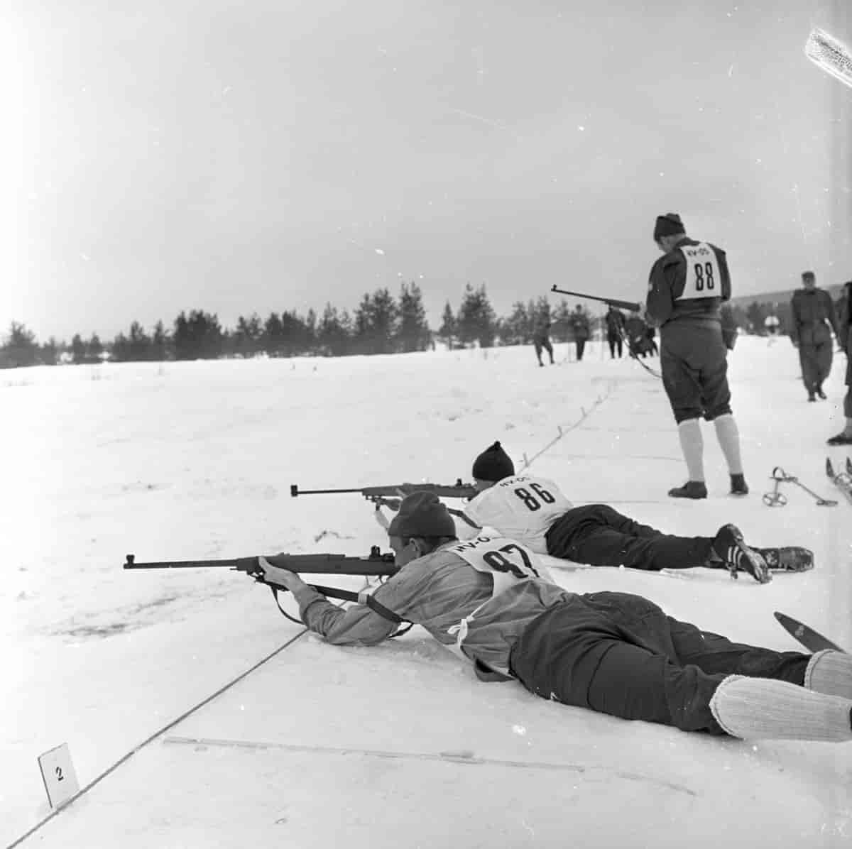 NM i skiskyting, Elverum, 1962